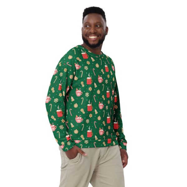 Herren Sweatshirt Weihnachtsmütze