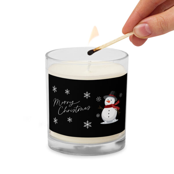 Kerze im Glas Weihnachten